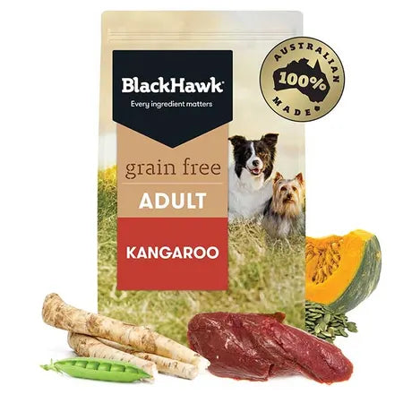 black hawk adult grain free kangaroo dry dog food