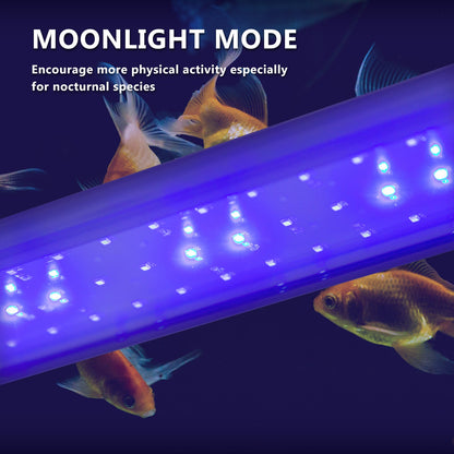 Dynamic Power | 27W Aquarium Blue White LED Light for Tank 95 - 115cm | Cradle Coast Pet & Aquarium
