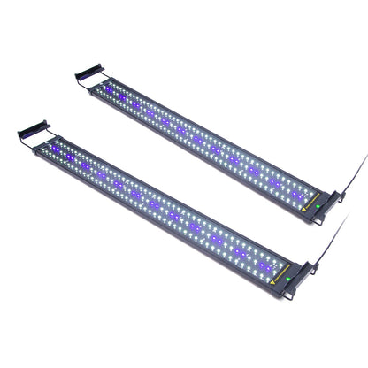 Dynamic Power | 27W Set 2 Aquarium Blue White LED Light for Tank 95 - 115cm | Cradle Coast Pet & Aquarium