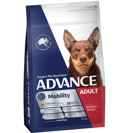 advance adult medium breed mobility dry dog food