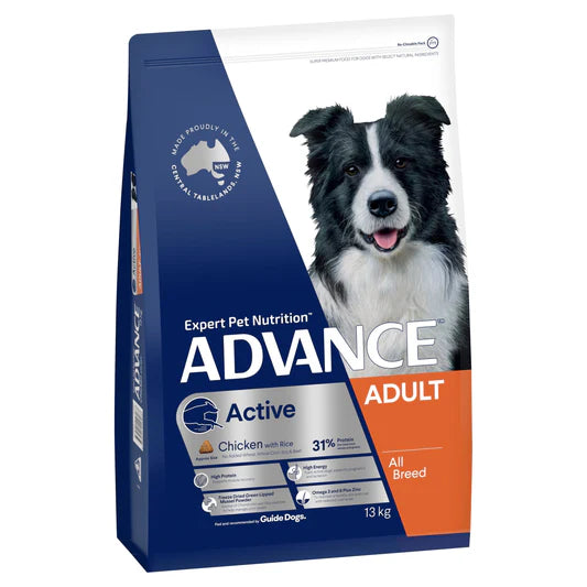 advance adult all breed chicken with rice dog food