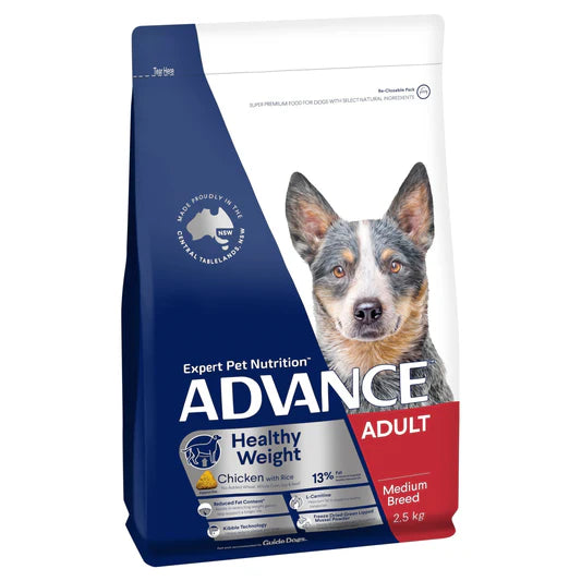 advance adult medium breed healthy weight dry dog food