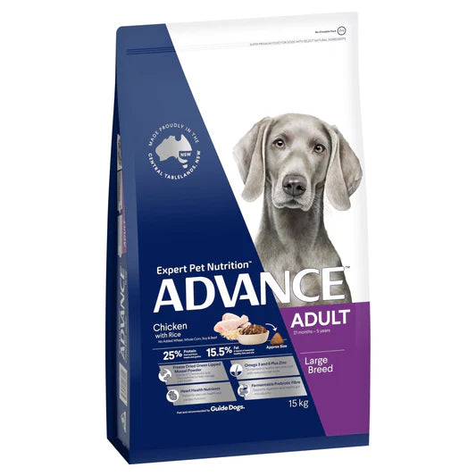 advance adult large breed chicken dog food