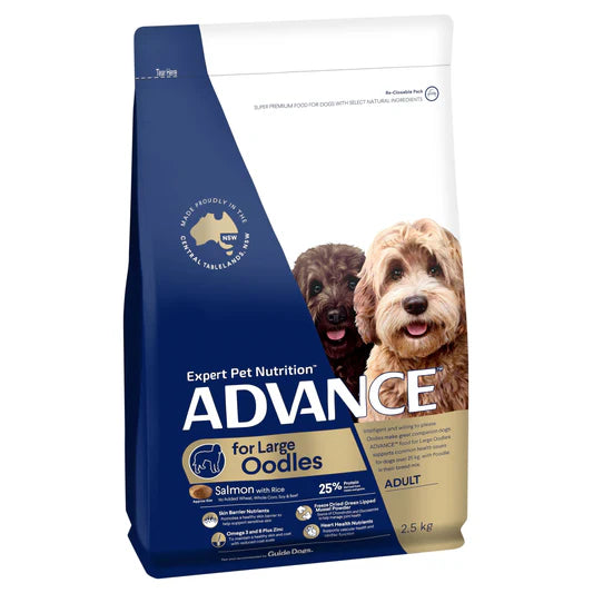 advance adult large oodles salmon dry dog food