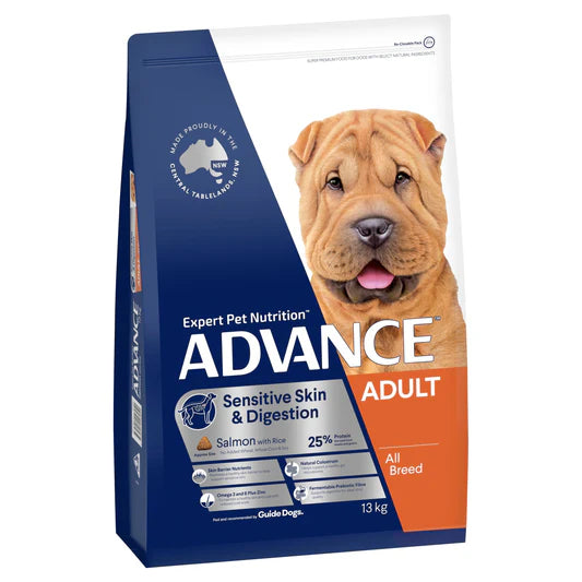 advance adult all breed sensitive skin & digestion dry dog food