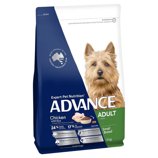 advance adult toy & small breed chicken dry dog food