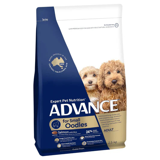 advance adult small oodles salmon with rice dry dog food