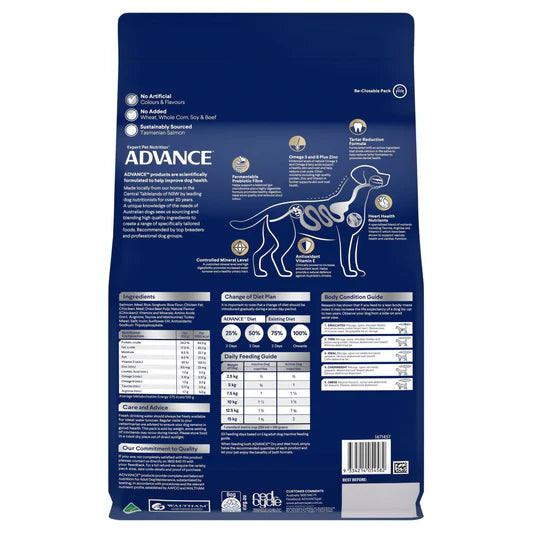 advance adult small oodles salmon with rice dry dog food