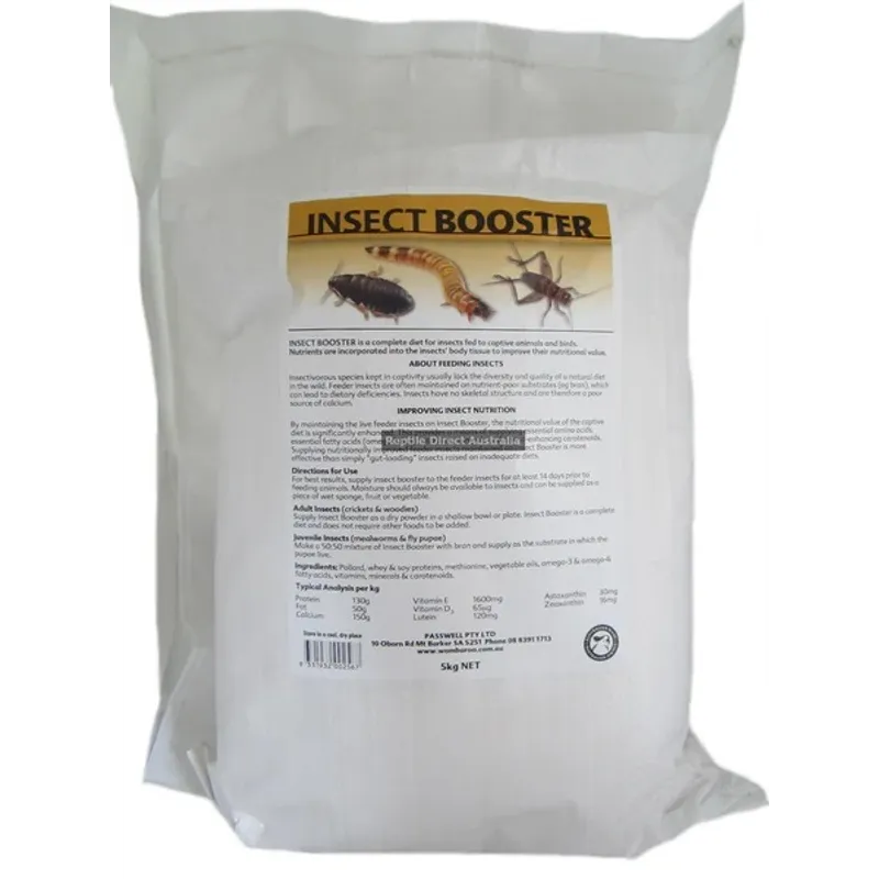 wombaroo - insect booster 300g - cradle coast pet & aquarium