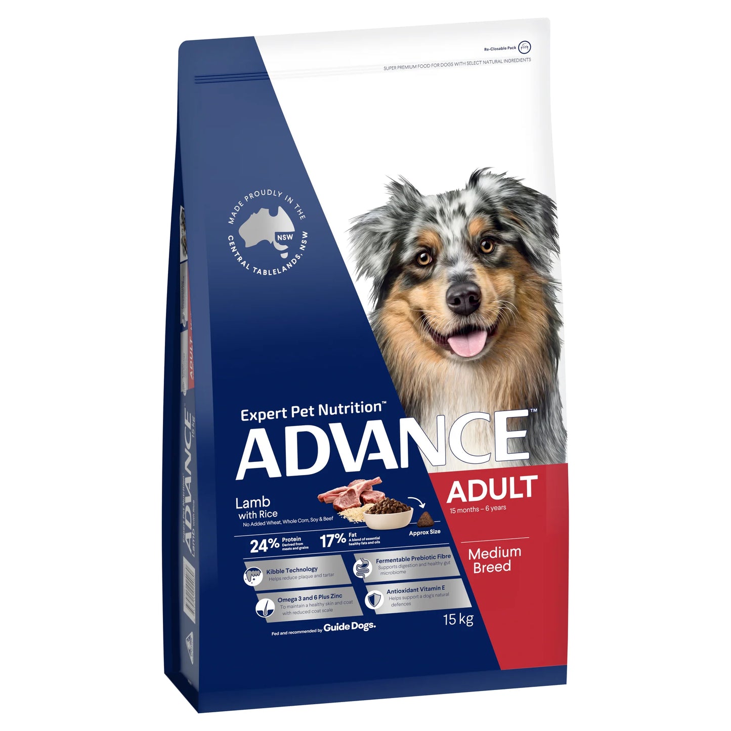 advance adult medium breed lamb dry dog food