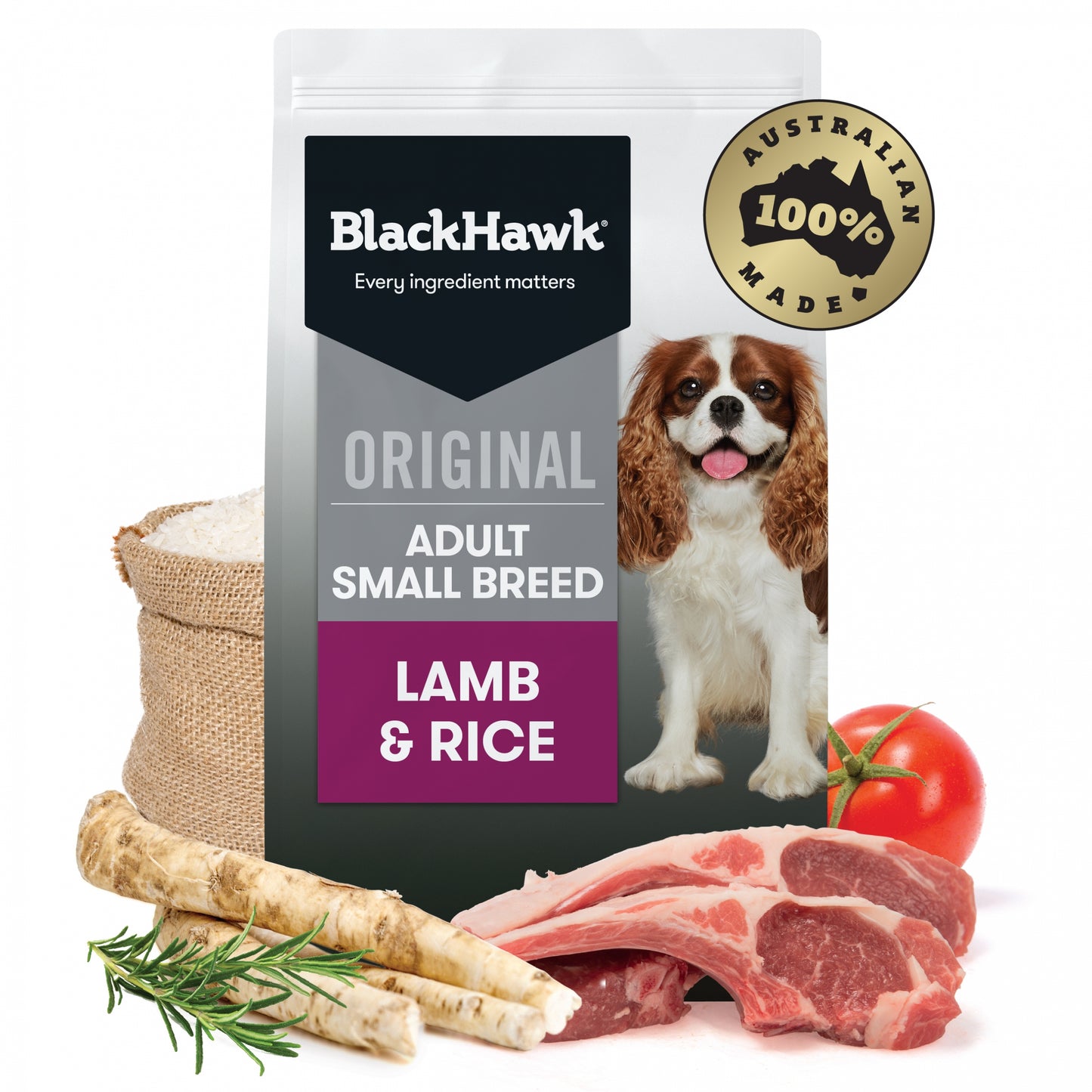 black hawk small breed lamb dry dog food