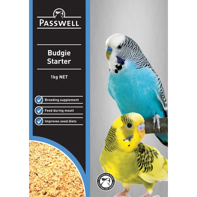 passwell budgie starter - cradle coast pet & aquarium