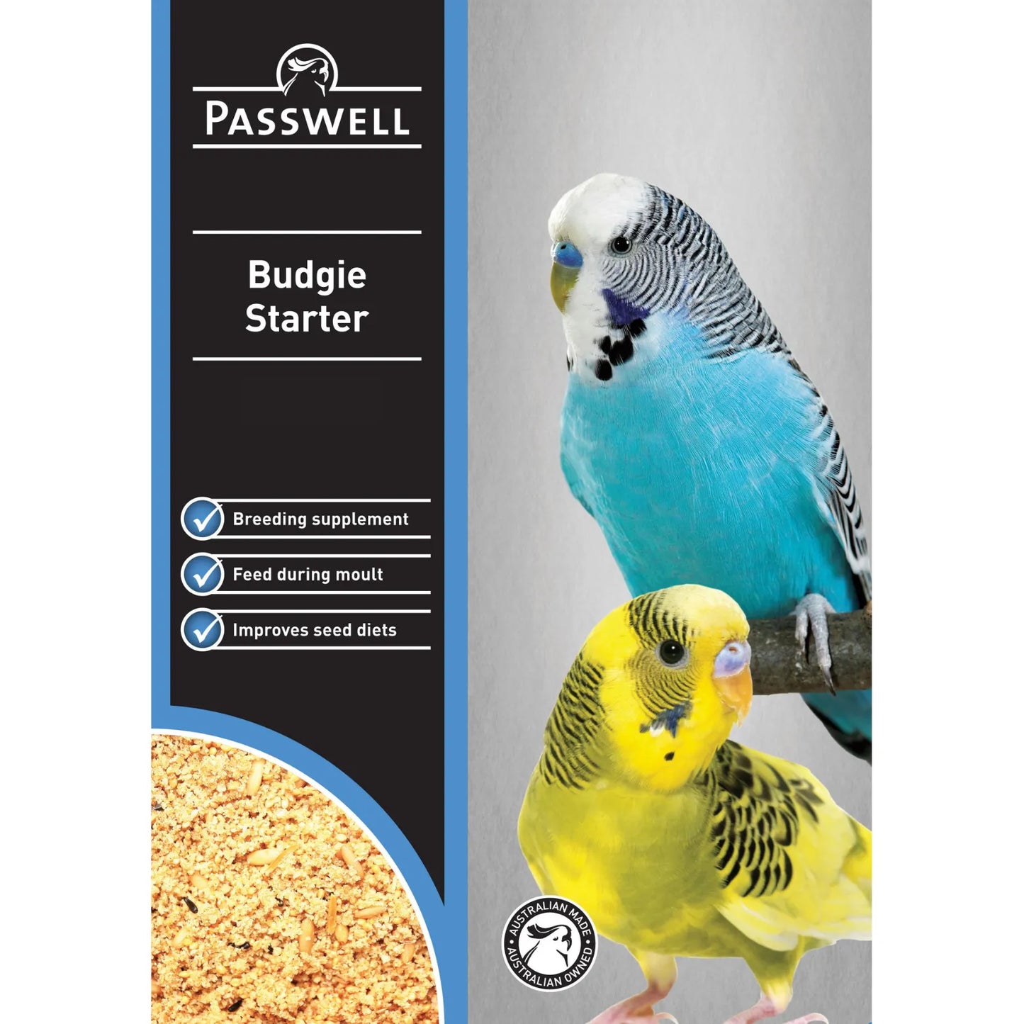 passwell budgie starter - cradle coast pet & aquarium