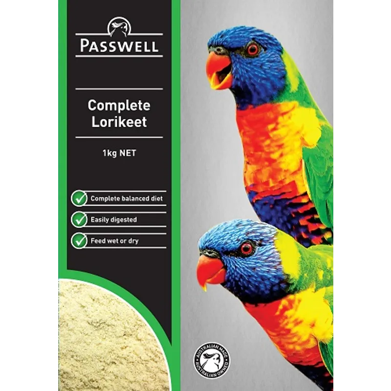 passwell complete lorikeet - cradle coast pet & aquarium