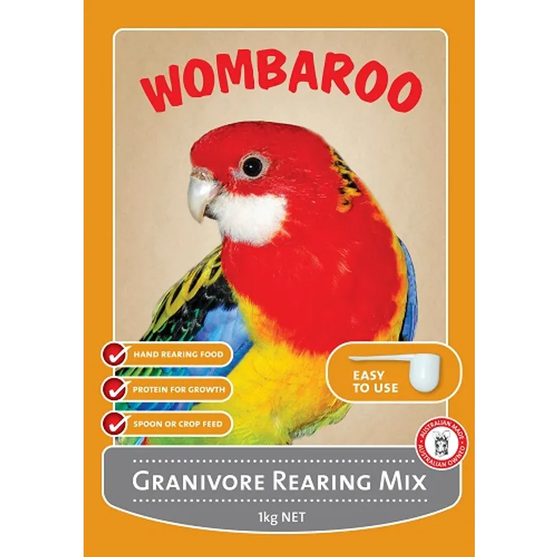 wombaroo granivore rearing mix - cradle coast pet & aquarium