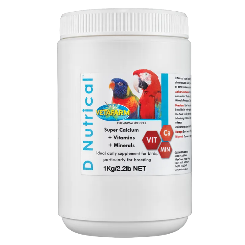 vetafarm d'nutrical powder