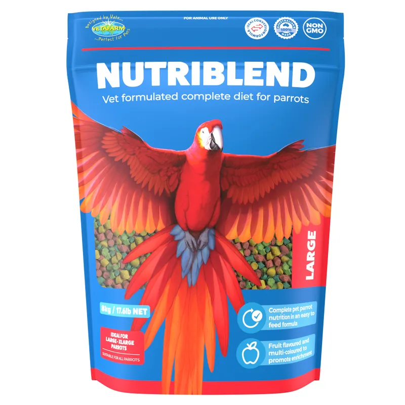 vetafarm nutriblend - large pellet - cradle coast pet & aquarium