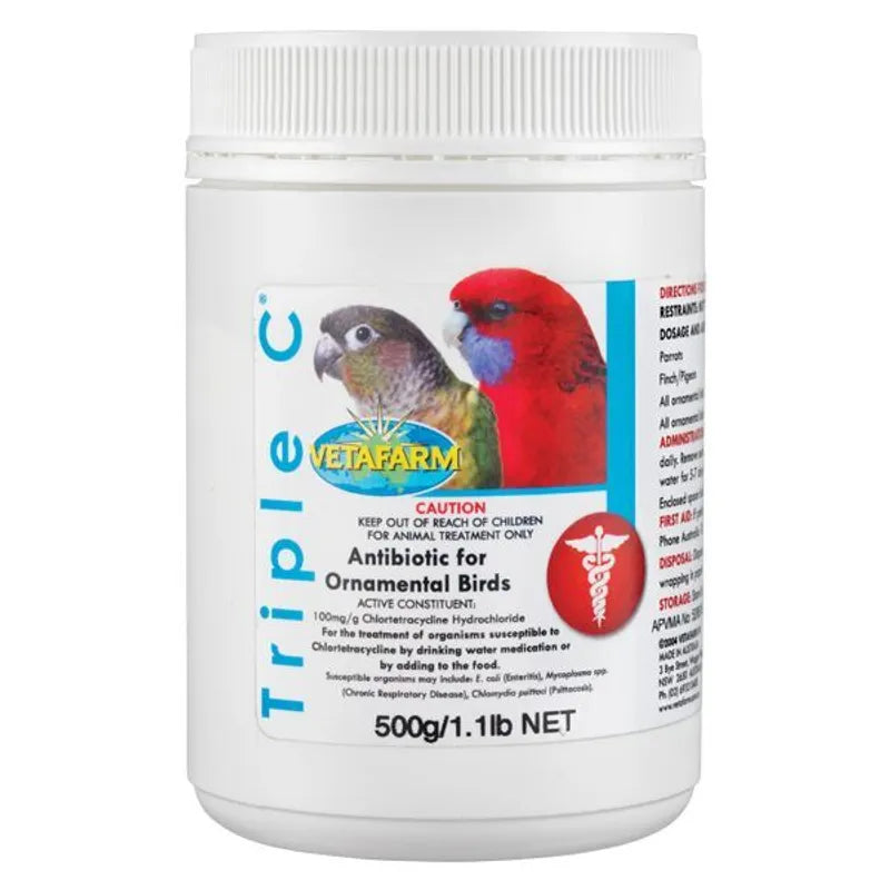 vetafarm triple c antibiotic - cradle coast pet & aquarium