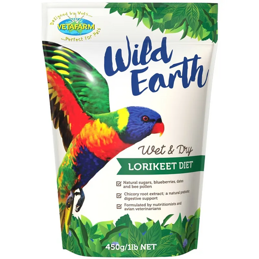 Vetafarm Wild Earth Lorikeet Diet - Cradle Coast Pet & Aquarium