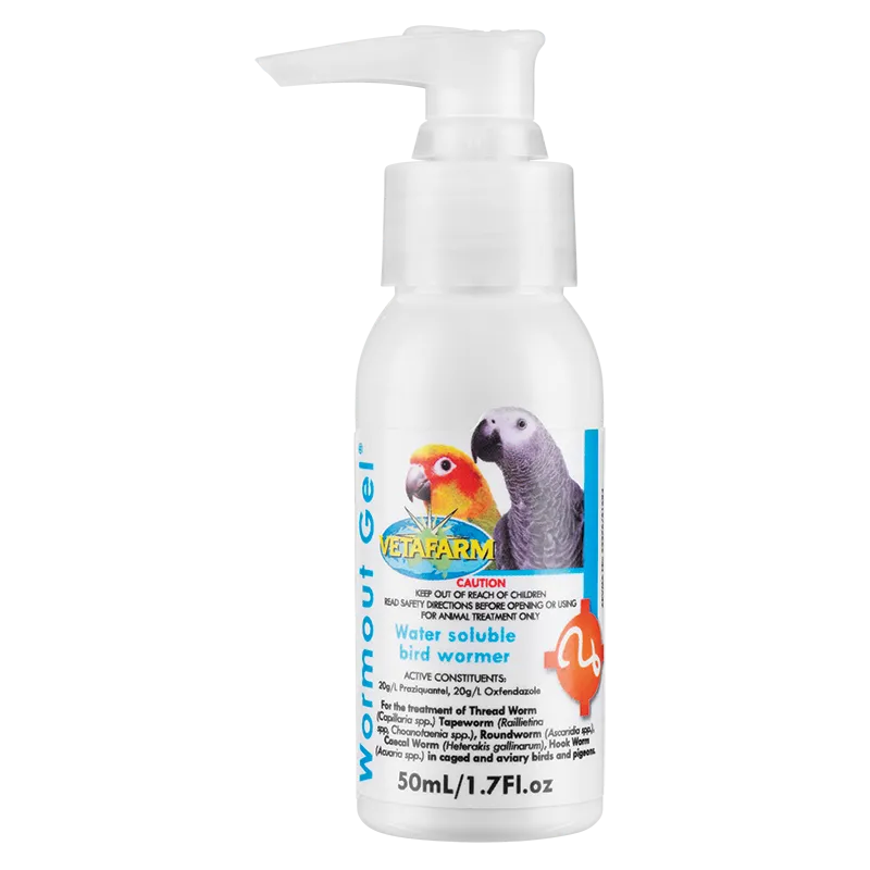 vetafarm wormout gel - cradle coast pet & aquarium