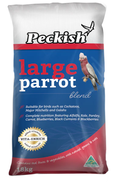 peckish large parrot blend - cradle coast pet & aquarium