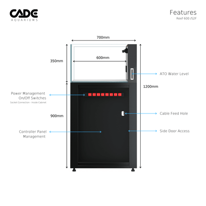 Cade Pro Reef S2/F 600 - Cradle Coast Pet & Aquarium