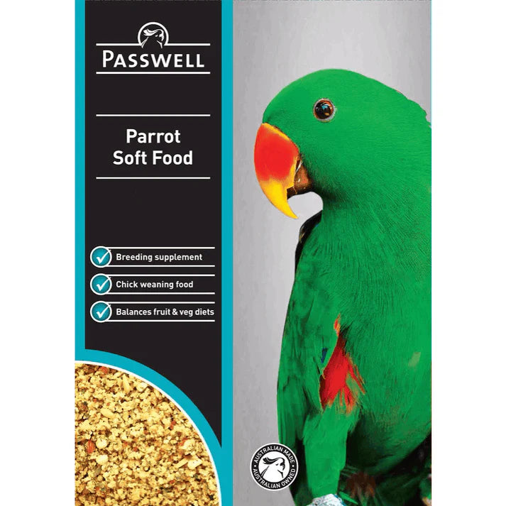 passwell parrot soft food - cradle coast pet & aquarium