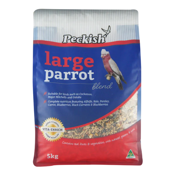 peckish large parrot blend - cradle coast pet & aquarium