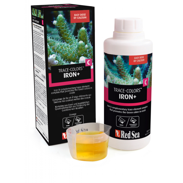 red sea colours c iron+ trace elements supplement - cradle coast pet & aquarium