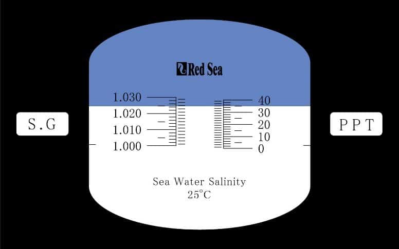 red sea seawater refractometer - cradle coast pet & aquarium