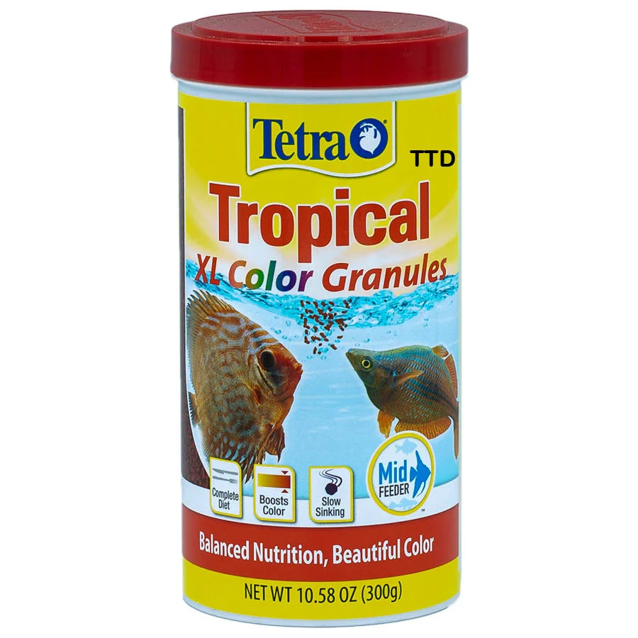 tetra tropical xl colour granules - cradle coast pet & aquarium