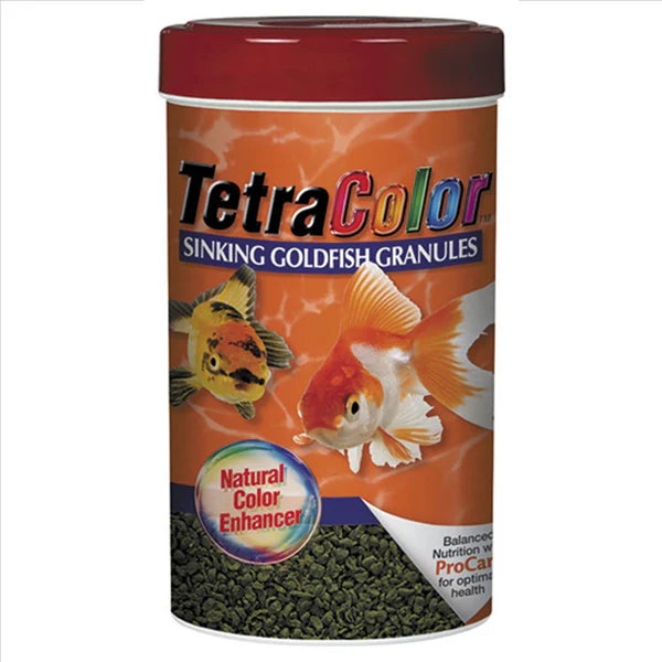 tetra colour sinking goldfish granule - cradle coast pet & aquarium