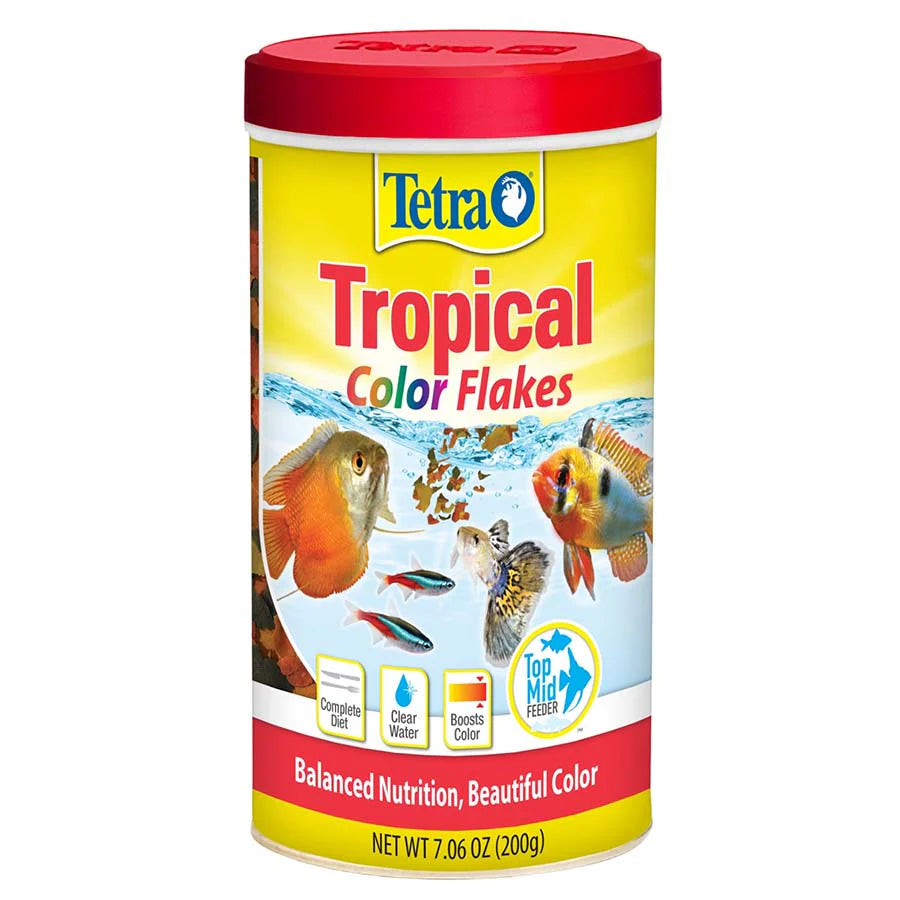 tetra colour tropical flakes - cradle coast pet & aquarium