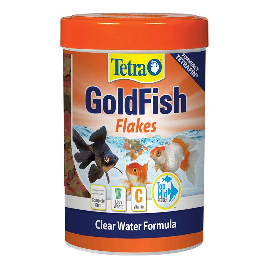 tetra goldfish flakes - cradle coast pet & aquarium