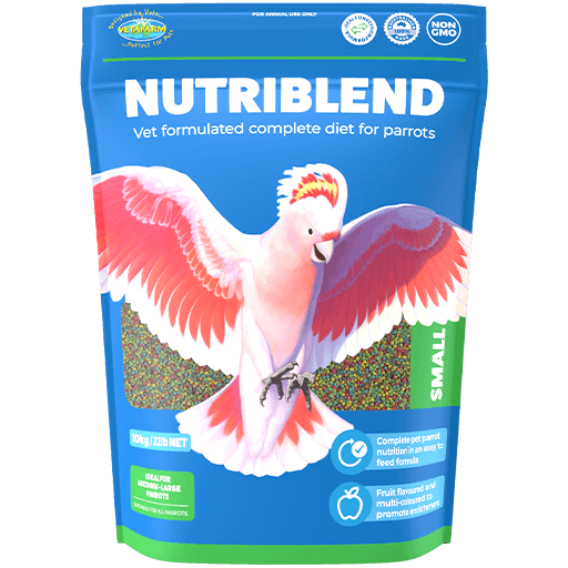 vetafarm nutriblend - small pellet - cradle coast pet & aquarium