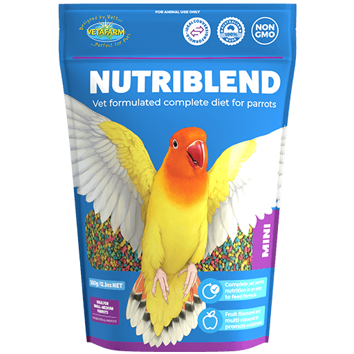 vetafarm nutriblend - mini pellet - cradle coast pet & aquarium