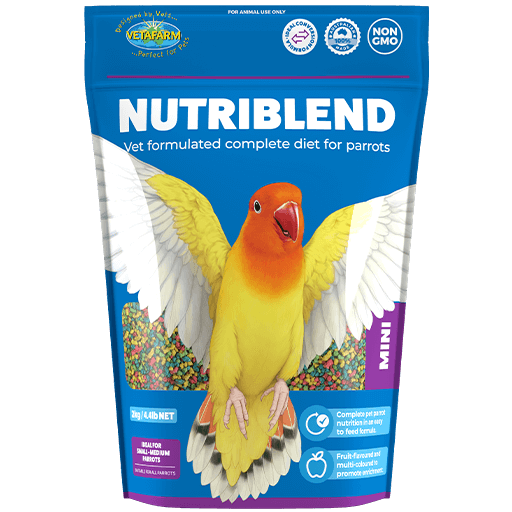 vetafarm nutriblend - mini pellet - cradle coast pet & aquarium