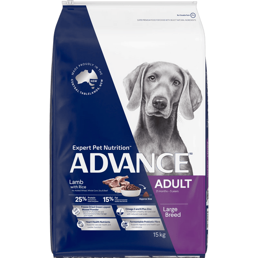 Advance|Adult Large Breed Lamb with Rice Dry Dog Food|Cradle Coast Pet & Aquarium