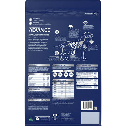Advance|Adult Medium Breed Lamb with Rice Dry Dog Food|Cradle Coast Pet & Aquarium