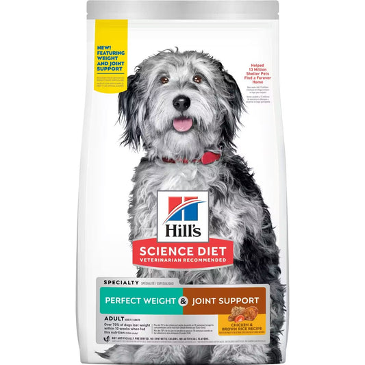 Hills Science Diet|Adult Perfect Weight & Joint Support Dry Dog Food|Cradle Coast Pet & Aquarium