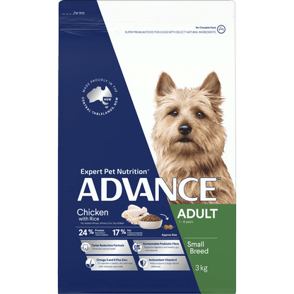 Advance|Adult Small Breed Chicken with Rice Dry Dog Food|Cradle Coast Pet & Aquarium