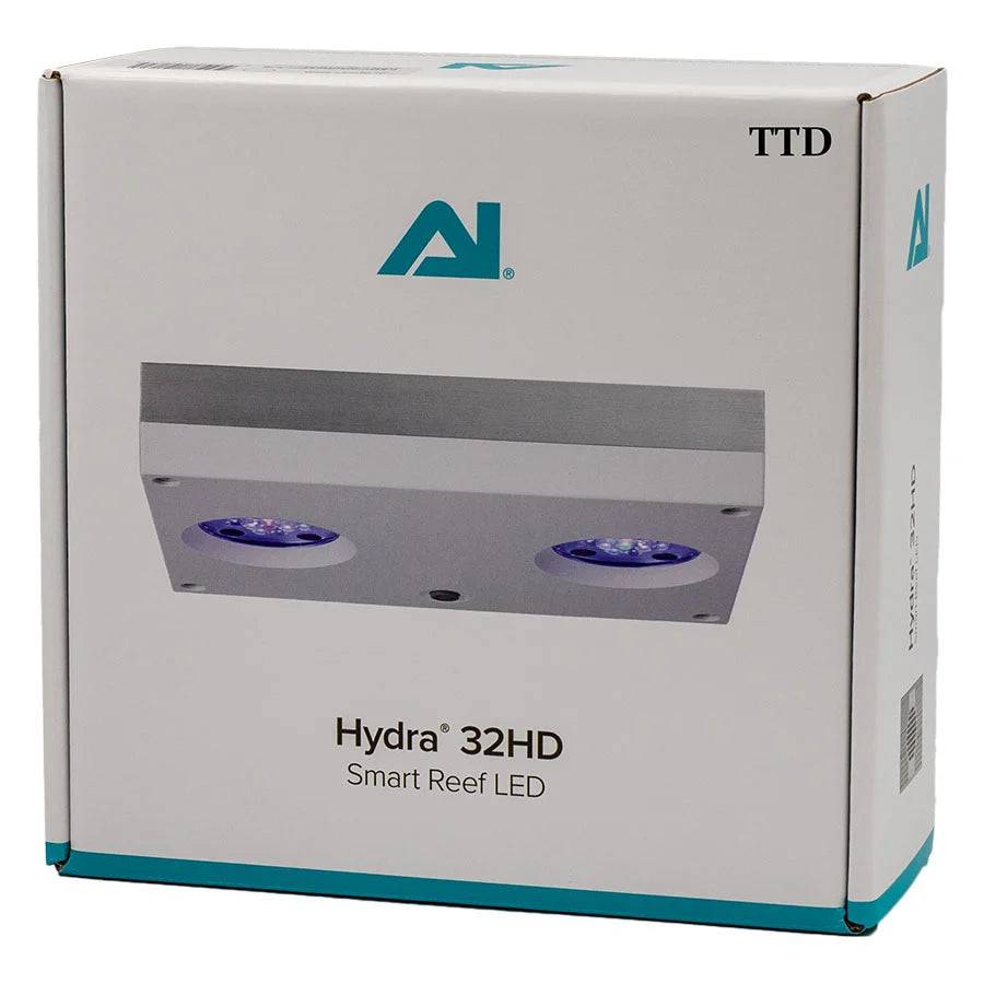 ai hydra 32 hd led reef light - white body - cradle coast pet & aquarium