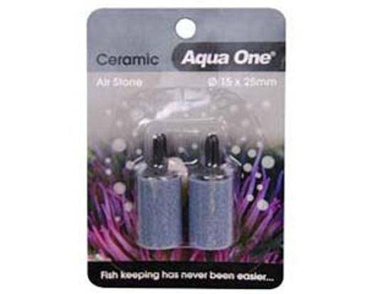 aqua one airstone ceramic 25x15mm 2pk - cradle coast pet & aquarium