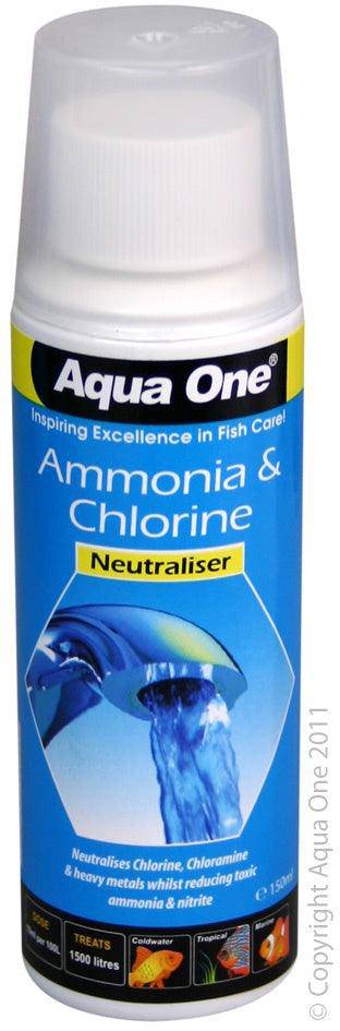 aqua one ammonia & chlorine neutraliser - cradle coast pet & aquarium