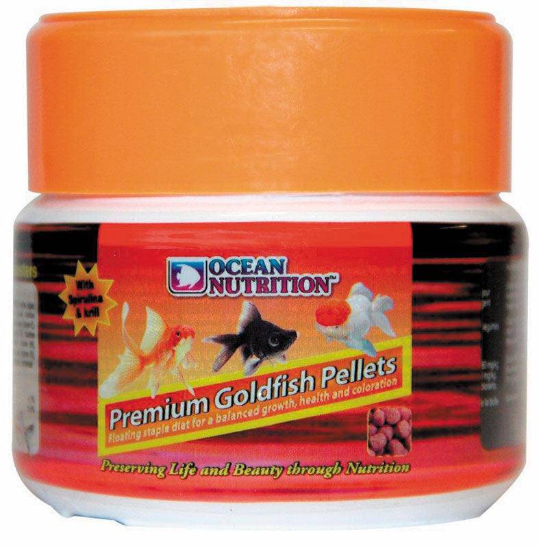 ocean nutrition premium goldfish pellets - cradle coast pet & aquarium