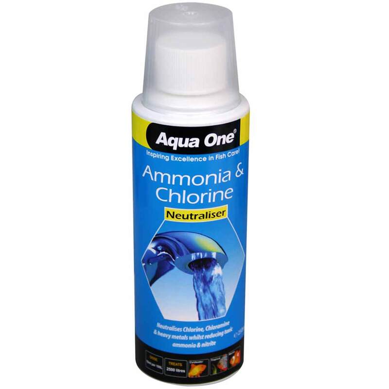 aqua one ammonia & chlorine neutraliser - cradle coast pet & aquarium