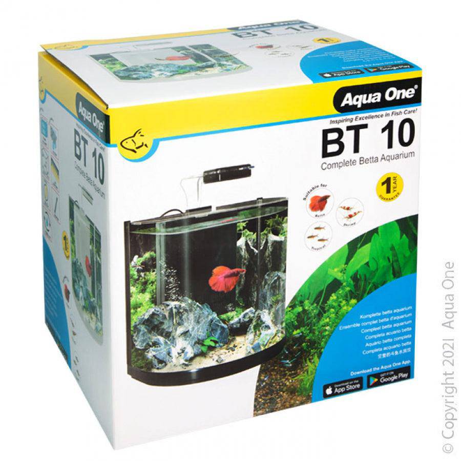 aqua one bt 10 betta glass aquarium - cradle coast pet & aquarium