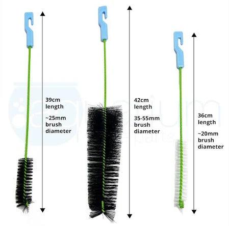 aqua one filter pipe cleaner 3 brush set - cradle coast pet & aquarium