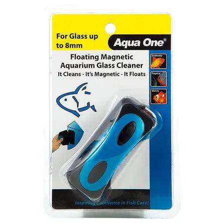 aqua one floating magnetic cleaner - cradle coast pet & aquarium