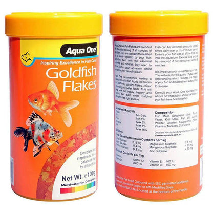 Aqua One Goldfish Flake Food - Cradle Coast Pet & Aquarium